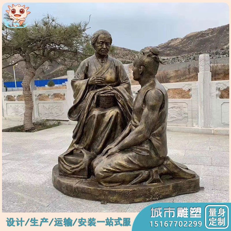 景觀人物雕塑_鄭州景觀雕塑_現(xiàn)代景觀雕塑