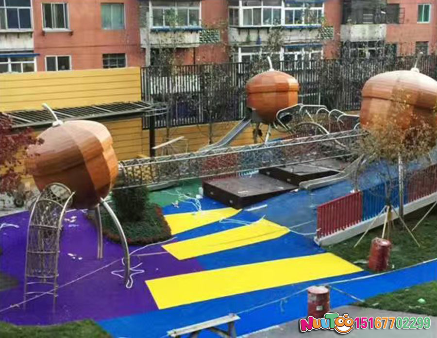 大型組合滑梯僅僅適合孩子么？成年人也能體驗